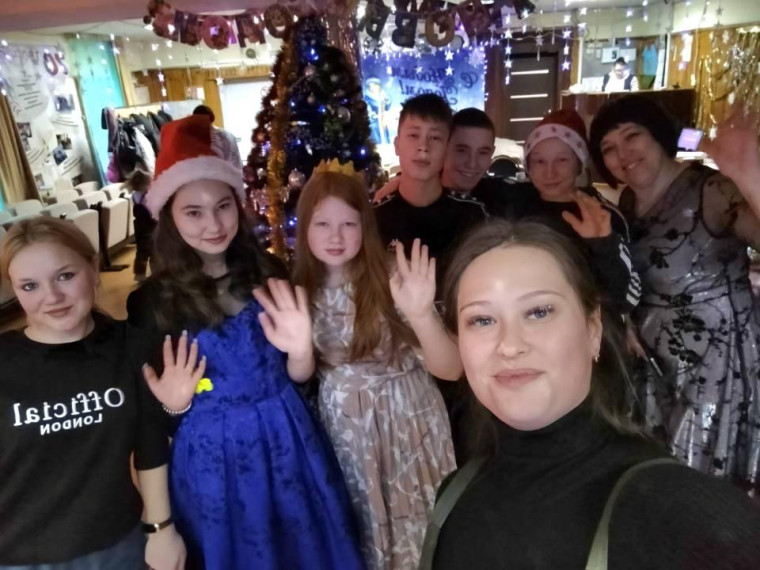 Новогодний огонек.